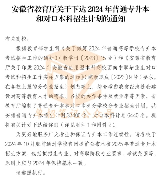 安徽中專學校招生計劃表