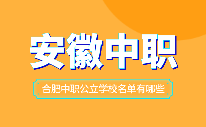 合肥中職公立學校名單有哪些？