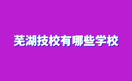 蕪湖技校有哪些學校？