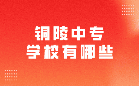 銅陵中專中職學(xué)校有哪些?