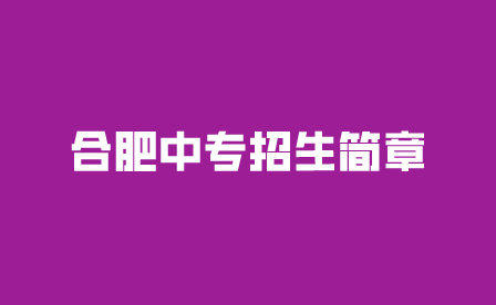 合肥中專招生簡章