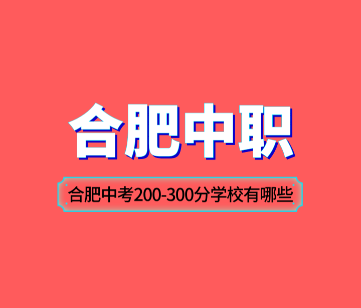 合肥中考200-300分學(xué)校有哪些
