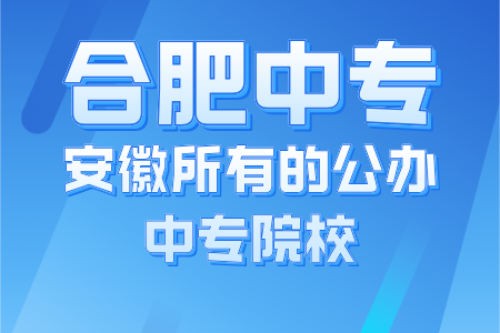 安徽所有的公辦中專院校