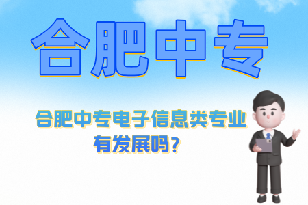 合肥中專電子信息類專業有發展嗎？