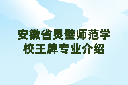 安徽省靈璧師范學校王牌專業介紹